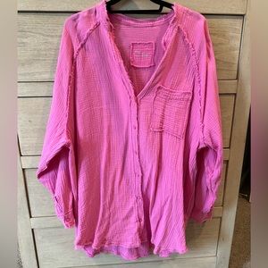 Aerie oversized beach coverup